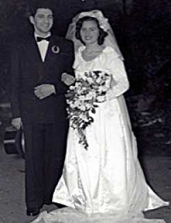 Betty & Mervyn's wedding, 30th October 1949
