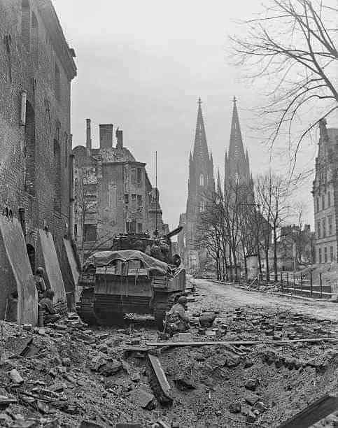 the 3rd Amored Division in Cologne, Germany